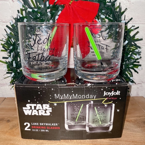 Star Wars Luke Skywalker Drinking Glasses - Picture 1 of 4
